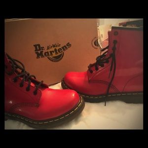 Dr Martens Red Boots